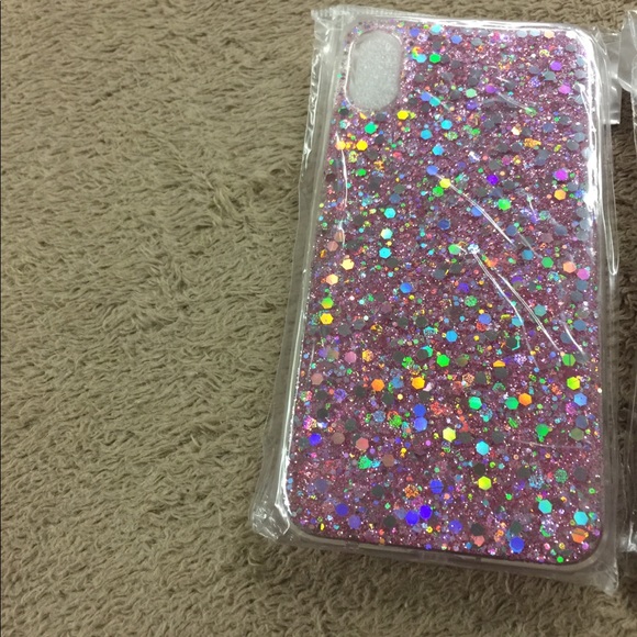 iPhone 10 glittering phone cases - Picture 3 of 5